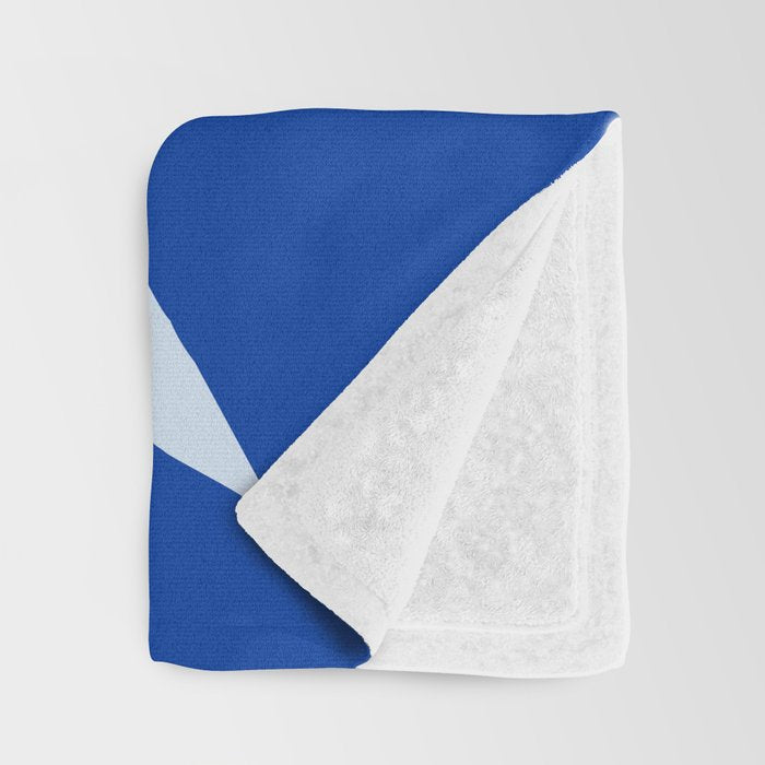 Chathams Blue Collage: Paper Cutouts Matisse Edition  Throw Blanket Gallery Image 3