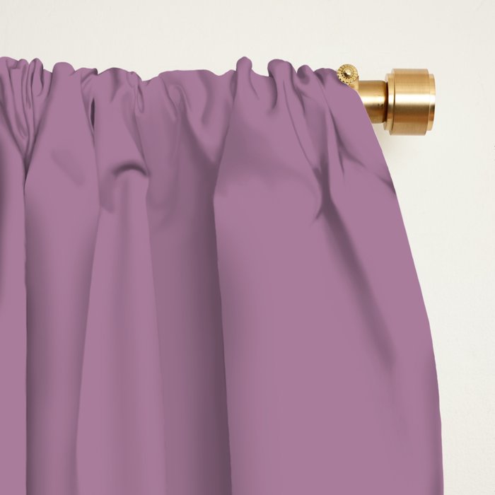 Minimal Arch XXXI Lilac Purple Modern Geometric Lines Window Curtain Gallery Image 2