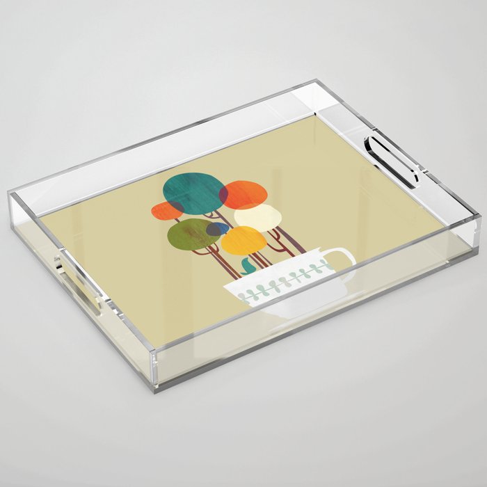Life in a cup Acrylic Tray Gallery Image 1