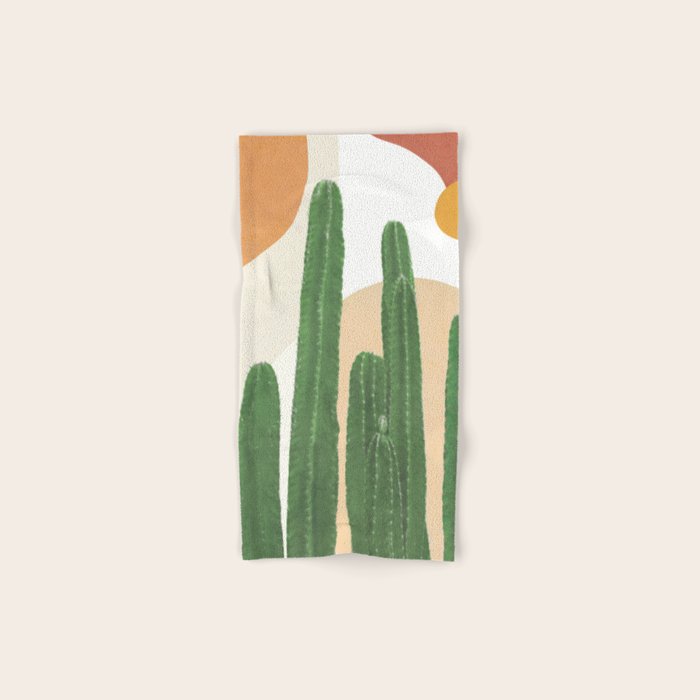 Abstract Cactus I Hand & Bath Towel Gallery Image 1