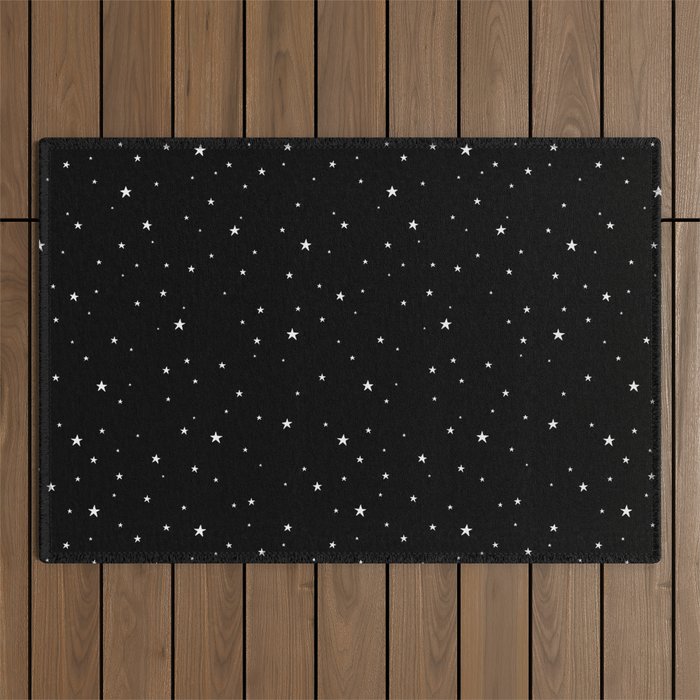 Tiny Stars Dark Outdoor Rug Gallery Image 1