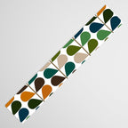 Mid Century Modern Fern Pattern Table Runner Gallery Image 3