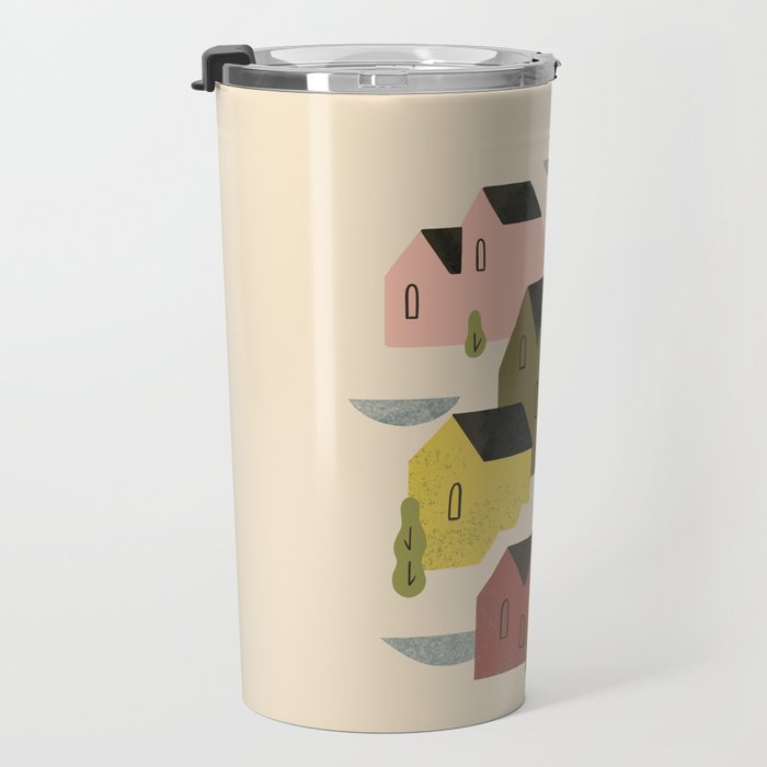 Cozy Village Travel Mug Gallery Image 3