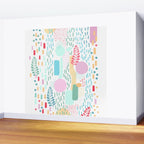 Abstract Nature - Colourful Doodle Pattern 3 Wall Mural Gallery Image 2