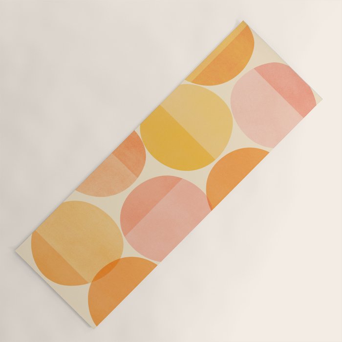 Mid Century Dots Yoga Mat Gallery Image 1
