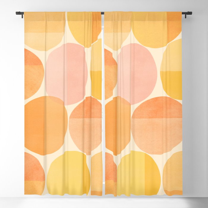 Mid Century Dots Window Curtain Gallery Image 1