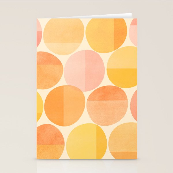 Mid Century Dots Stationery Card Gallery Image 2