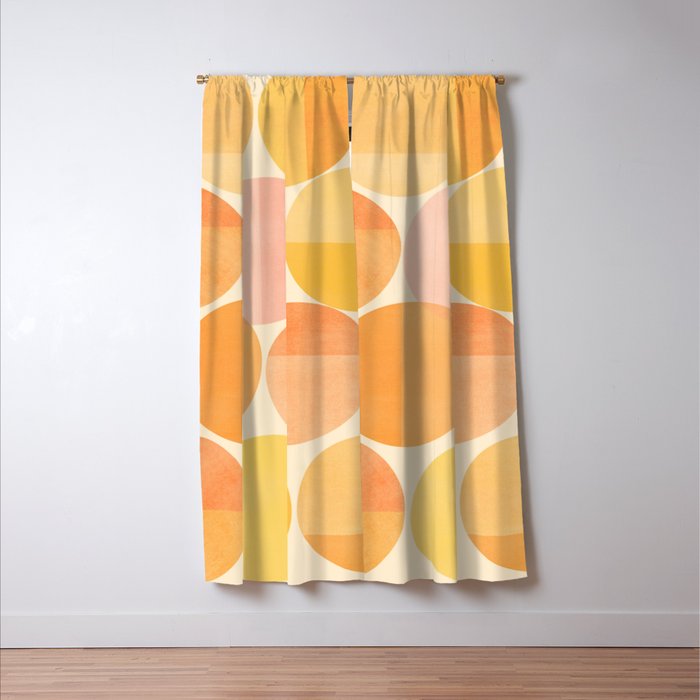 Mid Century Dots Window Curtain Gallery Image 3