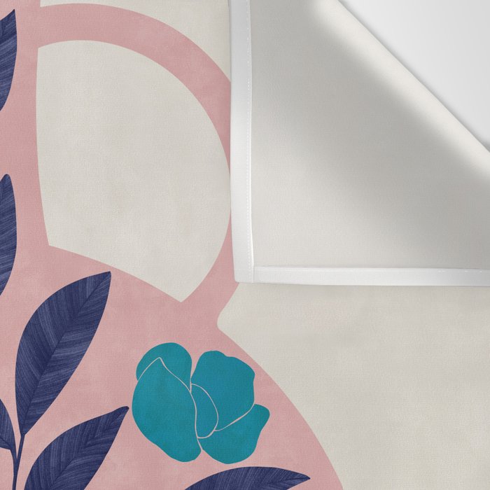 Vase with blue roses collection Wall Tapestry Gallery Image 3