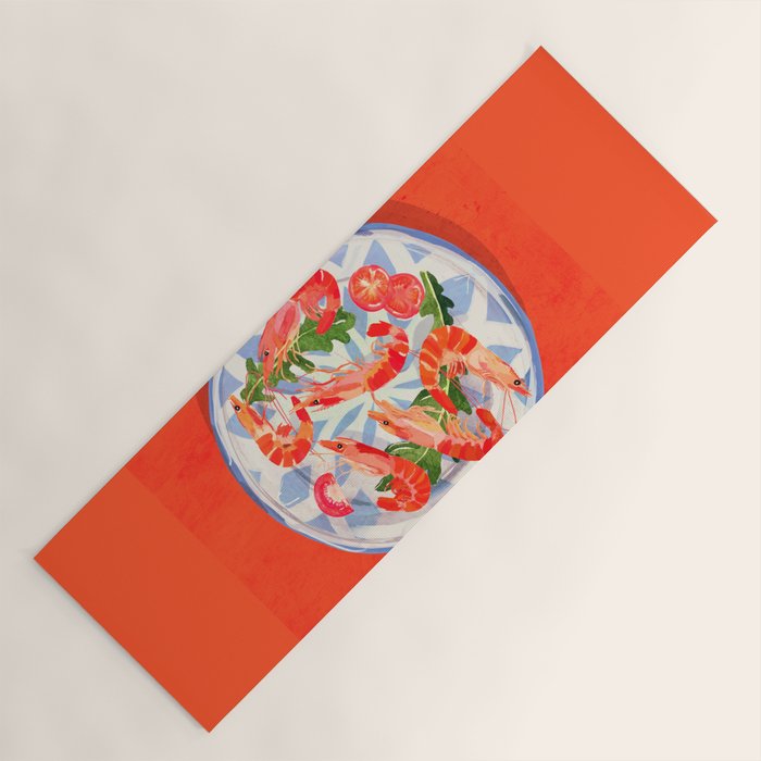 Seafood plate  Yoga Mat Gallery Image 1