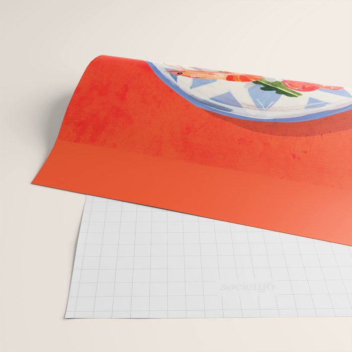 Seafood plate  Wrapping Paper Gallery Image 2