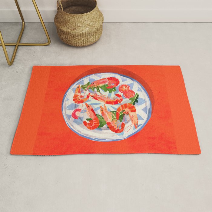 Seafood plate  Rug Gallery Image 1