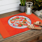 Seafood plate  Outdoor Rug Gallery Image 2