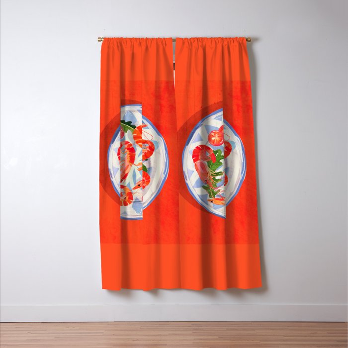 Seafood plate  Window Curtain Gallery Image 3