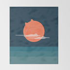 Cat Landscape 105 Throw Blanket Gallery Image 2