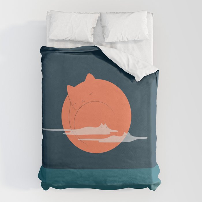 Cat Landscape 105 Duvet Cover Gallery Image 6