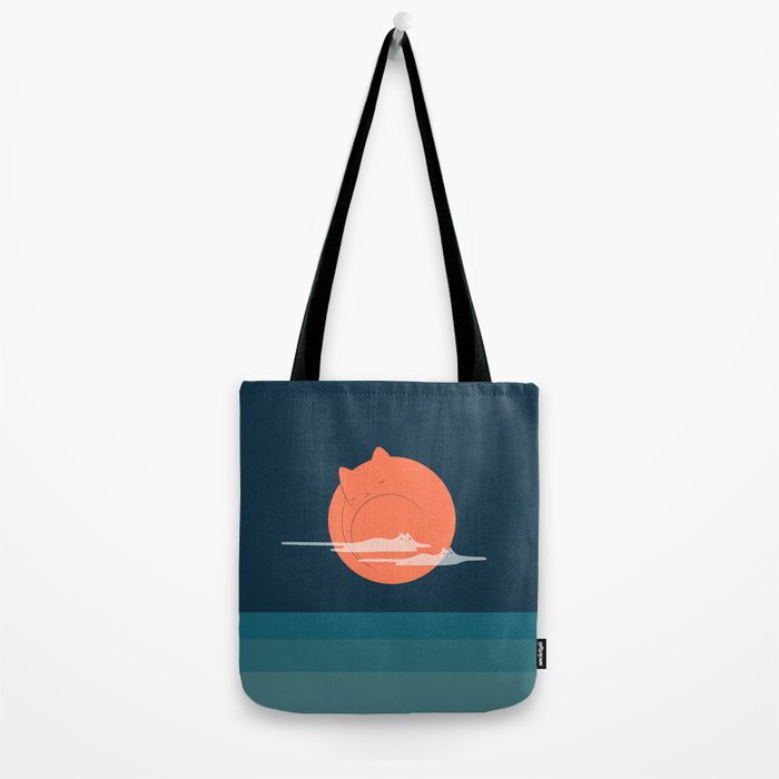 Cat Landscape 105 Tote Bag Gallery Image 2