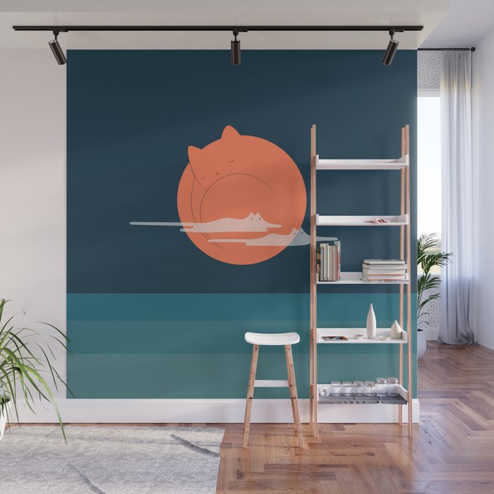 Cat Landscape 105 Wall Mural Gallery Image 1