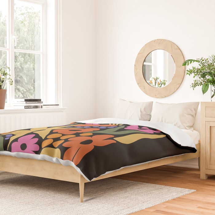 Larchmont Village Farmers Market Duvet Cover Gallery Image 2