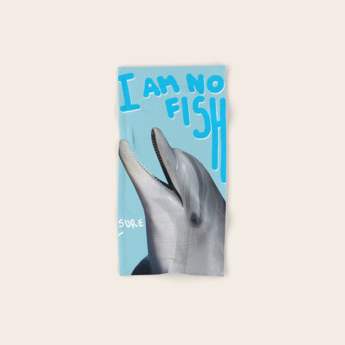 I am no fish Bath Towel Gallery Image 1