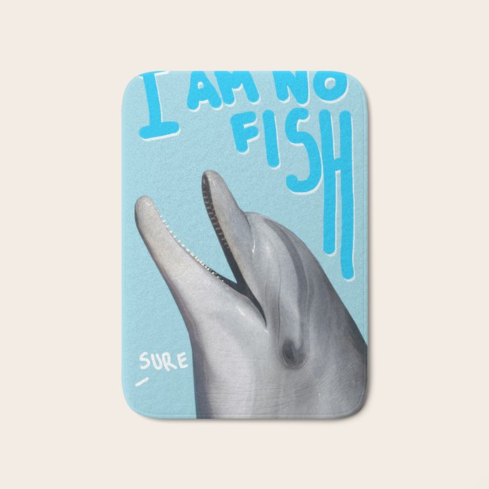 I am no fish Bath Mat Gallery Image 1