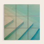 Shades of blue | Mexico pool travel photography Wood Wall Art Gallery Image 1