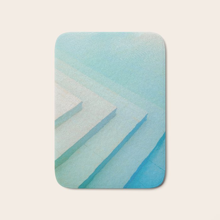 Shades of blue | Mexico pool travel photography Bath Mat Gallery Image 1