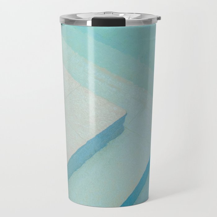 Shades of blue | Mexico pool travel photography Travel Mug Gallery Image 1