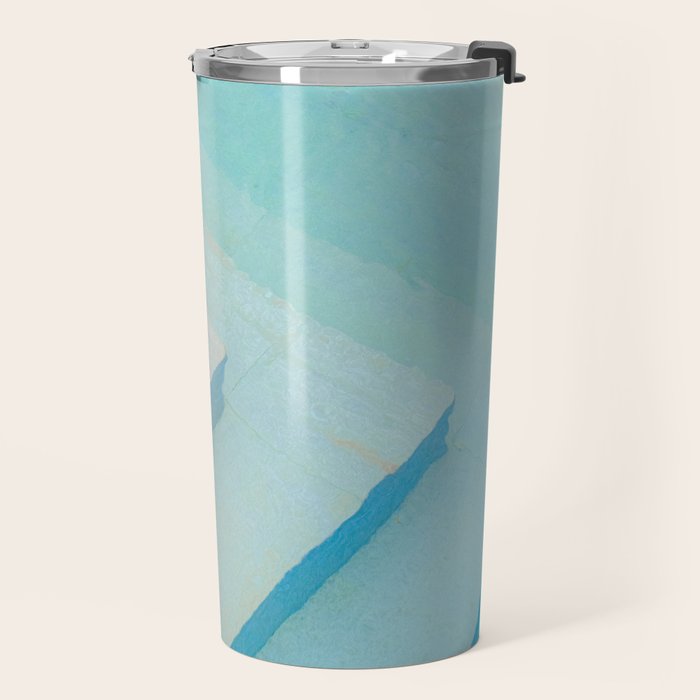 Shades of blue | Mexico pool travel photography Travel Mug Gallery Image 2