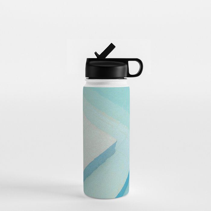 Shades of blue | Mexico pool travel photography Water Bottle Gallery Image 1