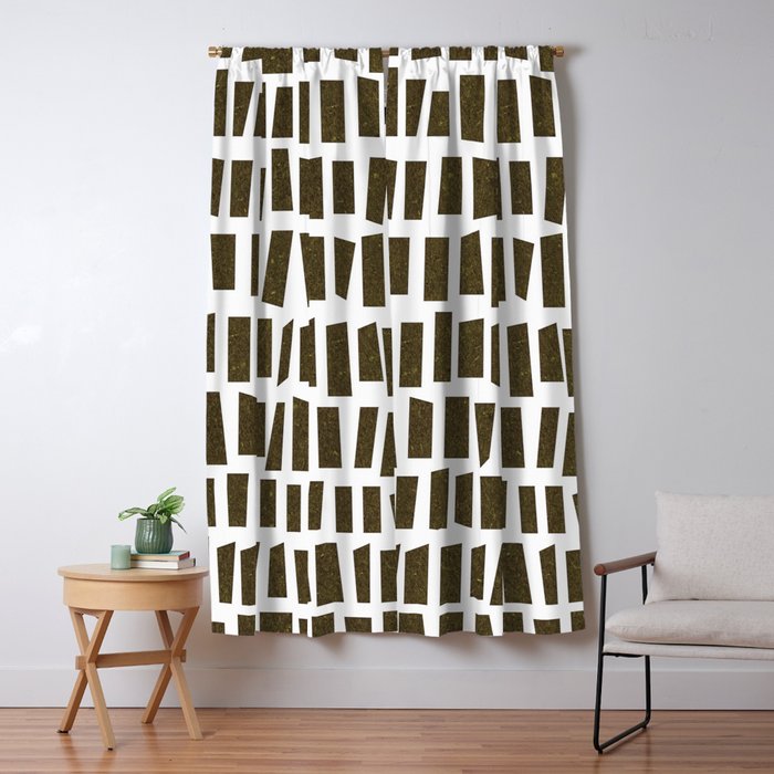 Black And White Window Curtain Gallery Image 1