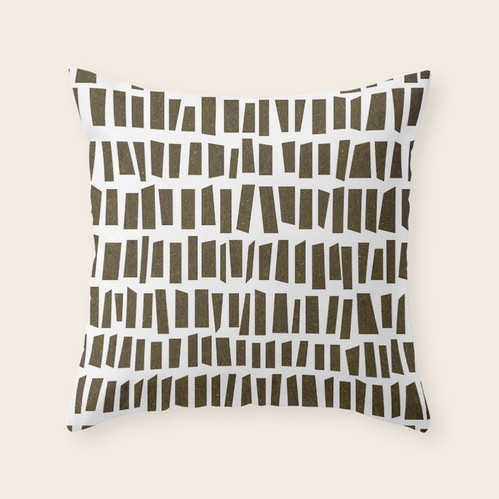 Black And White Throw Pillow Gallery Image 1