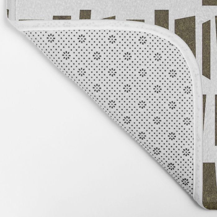 Black And White Bath Mat Gallery Image 2