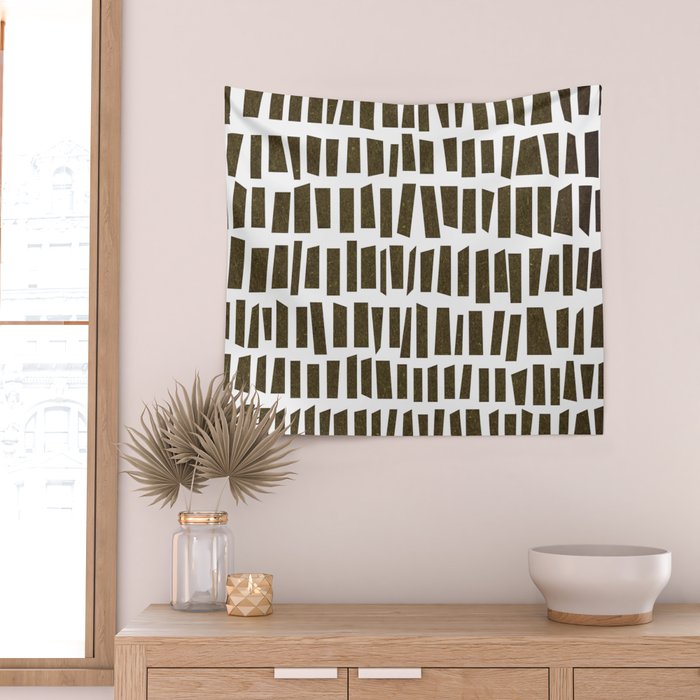 Black And White Wall Tapestry Gallery Image 2