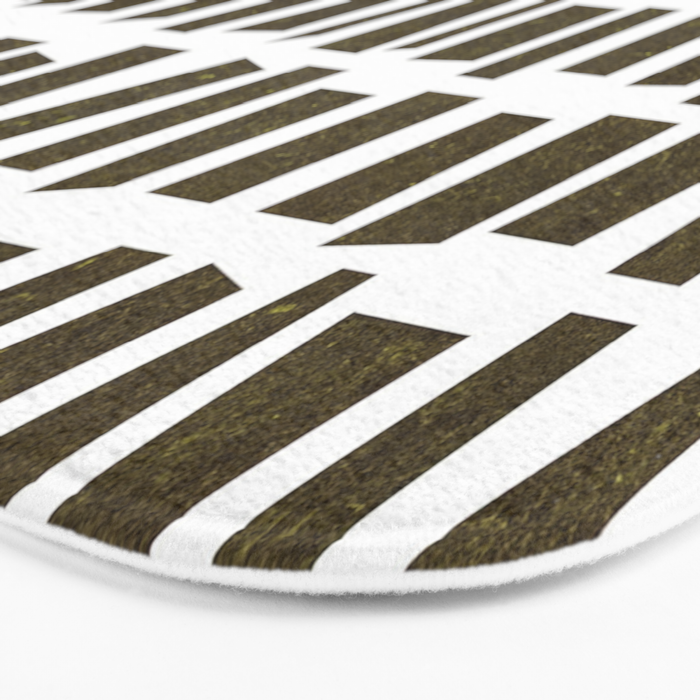 Black And White Bath Mat Gallery Image 3