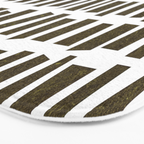 Black And White Bath Mat Gallery Image 3