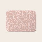faces (pink) Bath Mat Gallery Image 1