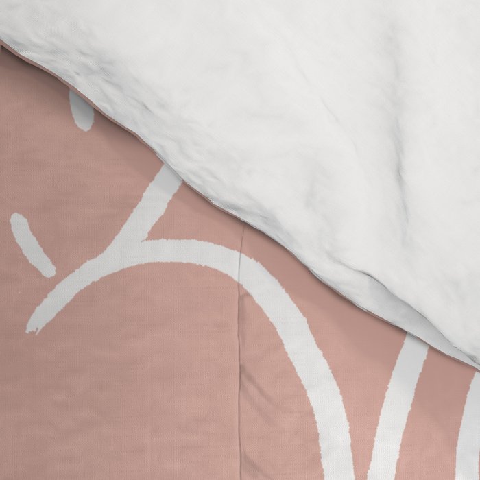 faces (pink) Comforter Gallery Image 4