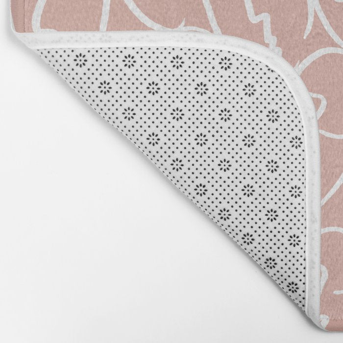 faces (pink) Bath Mat Gallery Image 2