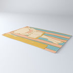 Portrait of a Woman Reading - Quiet Time 4 Rug Gallery Image 3