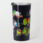 Lovebird - dark Travel Mug Gallery Image 3