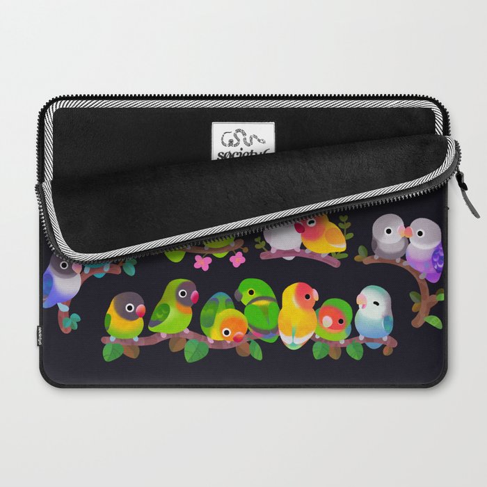 Lovebird - dark Laptop Sleeve Gallery Image 2