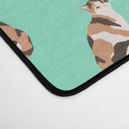 Spotted Cat Desk Mat Gallery Image 4