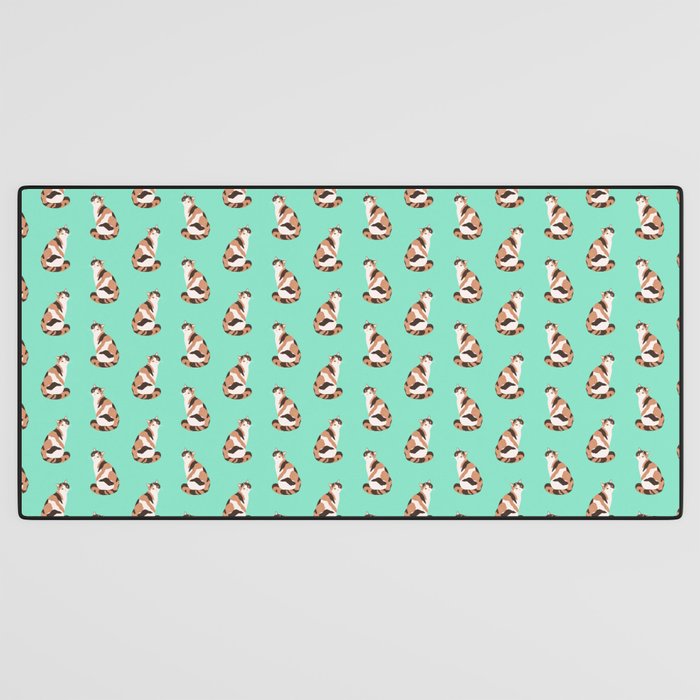 Spotted Cat Desk Mat Gallery Image 3