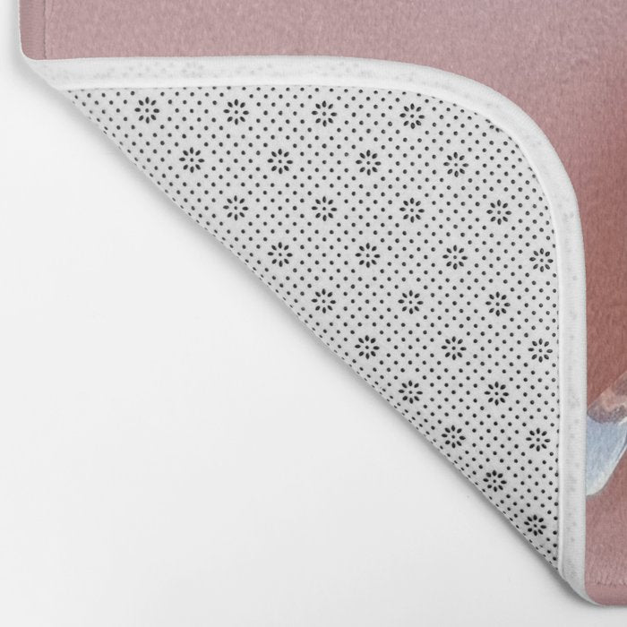 Pink Latte Coffee Shop Bath Mat Gallery Image 2