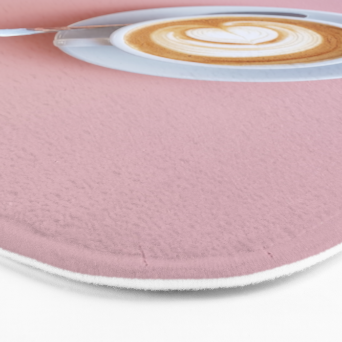 Pink Latte Coffee Shop Bath Mat Gallery Image 3