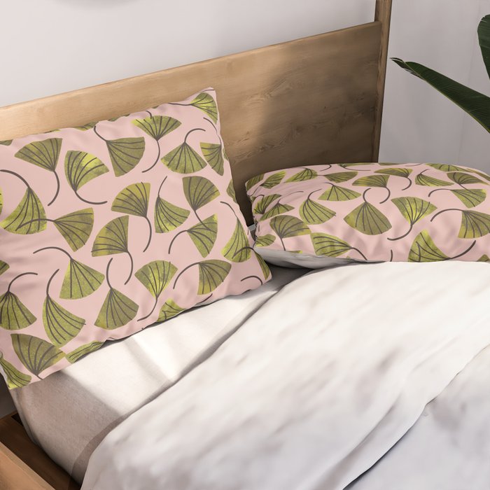 Ginkgo Leaves Pillow Sham Gallery Image 2