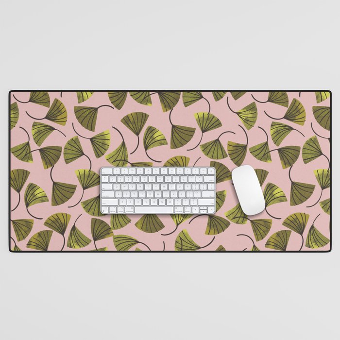 Ginkgo Leaves Desk Mat Gallery Image 1