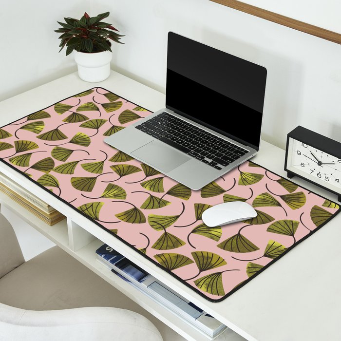 Ginkgo Leaves Desk Mat Gallery Image 2