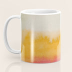 Colorful Layers / Horizontal Watercolor Stripes Coffee Mug Gallery Image 3